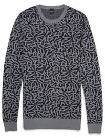 Ps By Paul Smith Jungle Camo Cotton Sweater