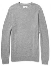 Folk Waffle-knit Cotton Sweater