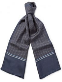 Gucci Medallion-print Silk-twill Scarf