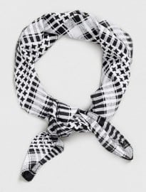 Topman White Dogtooth Bandana