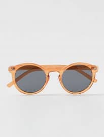 Topman Orange Round Sunglasses