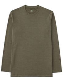 Uniqlo Men Soft Touch Crew Neck Long Sleeve T-shirt 12 Colours