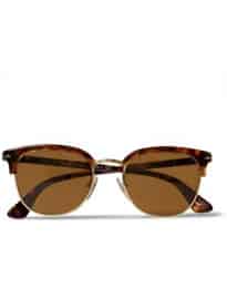 Persol Tortoiseshell Acetate And Metal Sunglasses