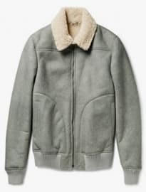 Tomas Maier Shearling Bomber Jacket