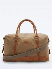 Forbes & Lewis Somerset Grey Canvas Holdall Bag