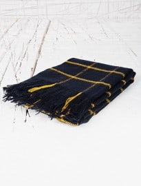 Plaid Scarf In Navy