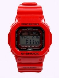 G Shock Red Glide Watch
