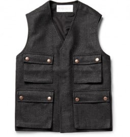 Private White V.c. Wool-twill Gilet