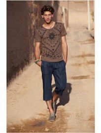 Short-sleeved Printed Cotton T-shirt