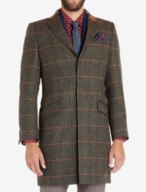 Ted Baker Endurance Luboc Large Scale Check Coat