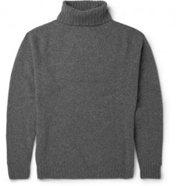 Several Ribbed Wool Rollneck Sweater