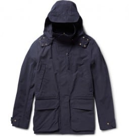 The Workers Club Hooded Cotton-canvas Jacket