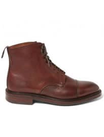 Kingsman + George Cleverley Scotch-grain Leather Boots