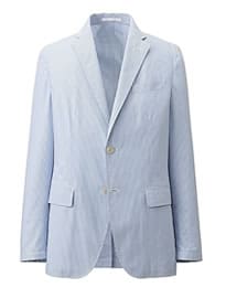 Uniqlo Men Dry Light Weight Striped Jacket