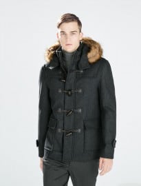 Zara Hooded Duffle Coat