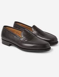 Edward Green Duke Leather Penny Loafers