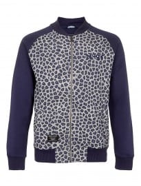 Topman Criminal Damage Animal Print Bomber Jacket