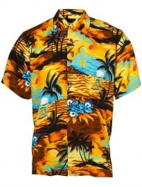 Topman Karmakula Hawaiian Short Sleeve Shirt 