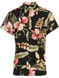 Topman Makahiki Hawaiian Short Sleeve Shirt 