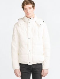Zara Velvet Padded Jacket