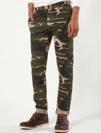 Topman Camouflage Skinny Chinos