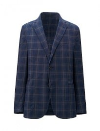Uniqlo Men Light Cotton Check Jacket