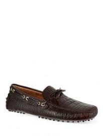 Carshoe Printed Croc Driving Shoes