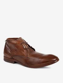 H By Hudson Cruise Leather Desert Boots