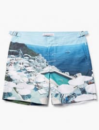 Orlebar Brown Bulldog Mid-length Printed Swim Shorts