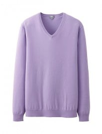 Uniqlo Men Supima Cotton V-neck Sweater