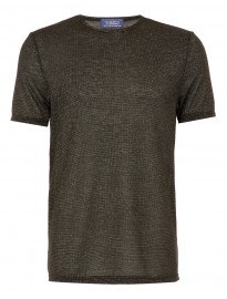 Topman Black And Gold Lurex Tee
