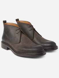Okeeffe Felix Waxed-suede Chukka Boots