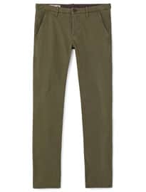 He By Mango Slim-fit Canvas Chinos