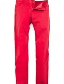 He By Mango Washed Effect Cotton Trousers