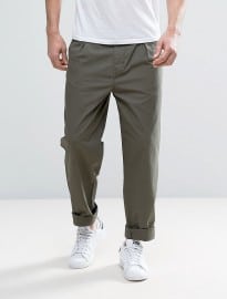 Selected Homme Chino In Wide Leg With Pleats