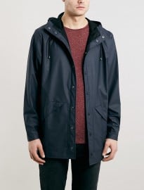 Topman Rains Blue And Orange Jacket