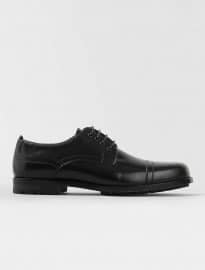 Topman Peter Werth Black Derby Shoes