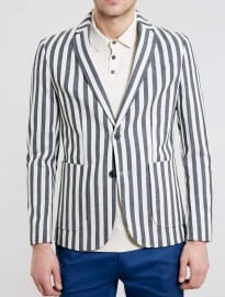 Topman Selected Homme Stripe Blazer