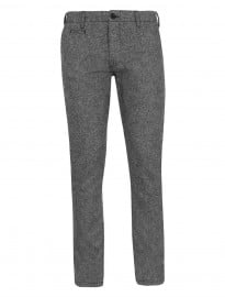 Topman Grey Vintage Slim Wool Chinos