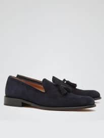 Reiss Anstice Suede Tasselled Loafers