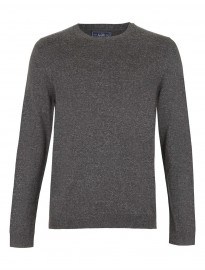Topman Charcoal Crew Neck Jumper
