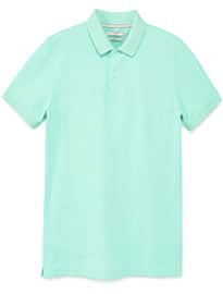 He By Mango Slim-fit Cotton-pique Polo Shirt
