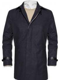 He By Mango Leather Tabs Trench