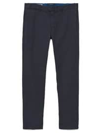 He By Mango Slim-fit Garment-dyed Chinos
