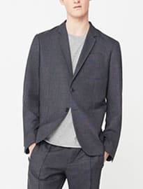 He By Mango Slim-fit Unstructured Suit
