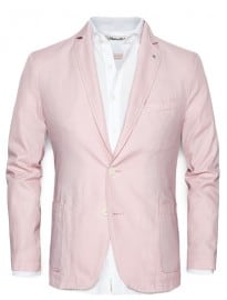 He By Mango Cotton Oxford Blazer