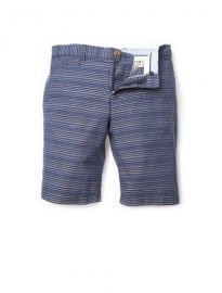 He By Mango Multicolored Stripes Bermuda Shorts