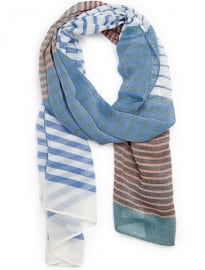 He By Mango Striped Foulard