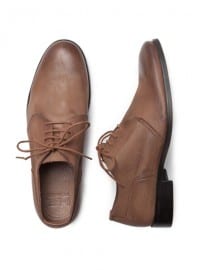He By Mango Leather Derby Shoes