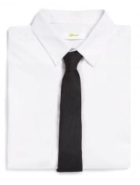 Topman Black Textured Silk Tie